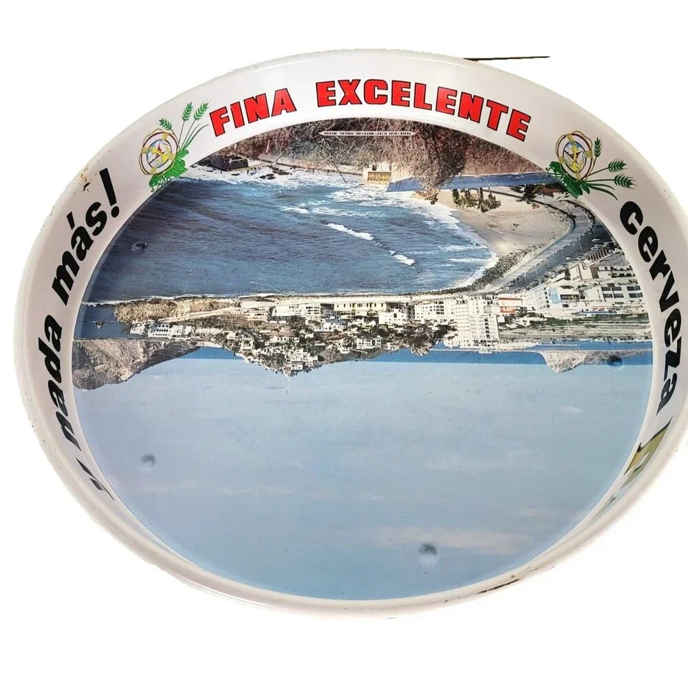 Vtg 80s Pacifico Cerveza  Y Nada Mas! Fina Excellente Sinaloa Mazatlan Beer Tray